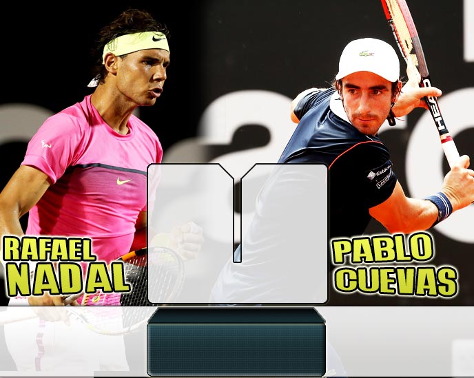 Nadal vs Cuevas en Rio de Janeiro 2015